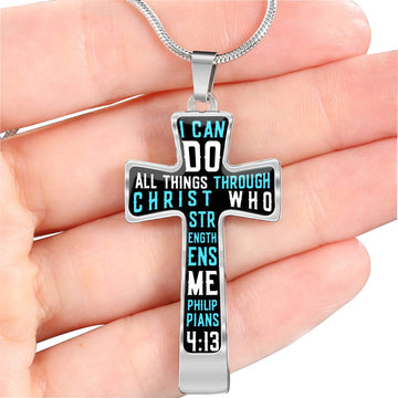 Personalized To My Son Cross Necklace