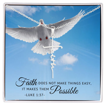 Faith Makes Things Possible Necklace