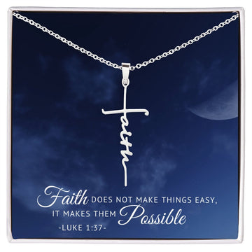 Faith Makes Things Possible Necklace