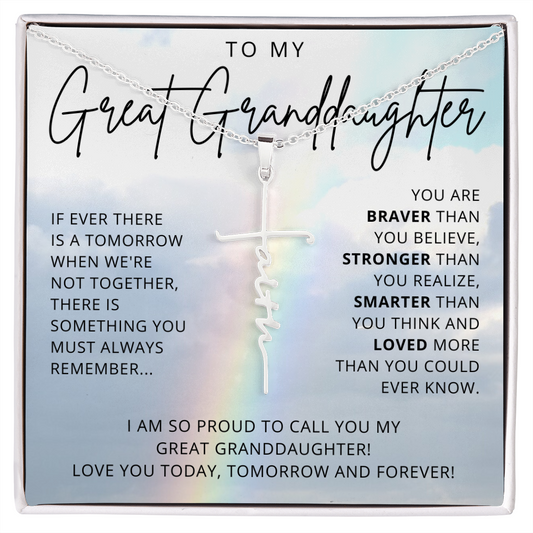 Great Granddaughter | Always Remember Necklace