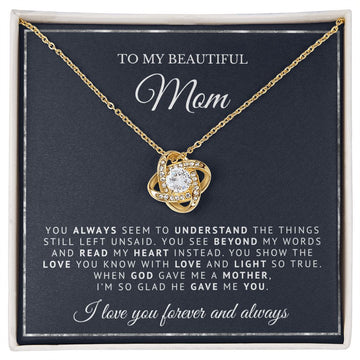 To My Beautiful Mom Gift