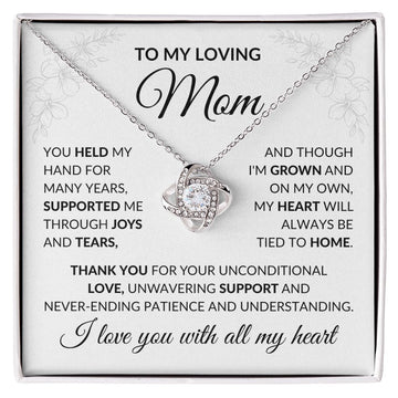 To My Mom | You Held | Love Knot Necklace