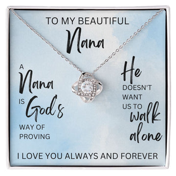 A Nna is God's Way | Love Knot Necklace