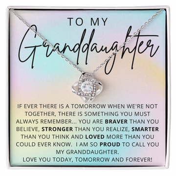 To My Granddaughter | Always Remember Necklace