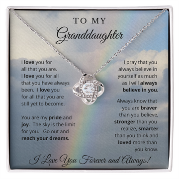 To My Granddaughter - All That You Are Necklace