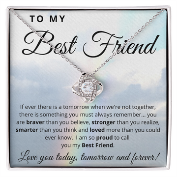 To My Best Friend - Always Remember Necklace