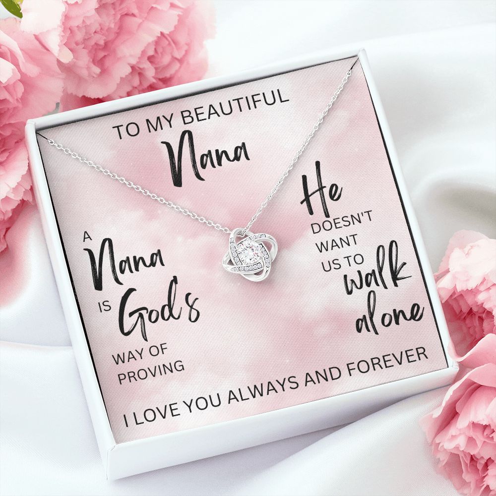 A Nana is God's Way | Love Knot Neckllace
