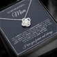To My Beautiful Mom | When God Gave Me Mother | Love Knot Necklace