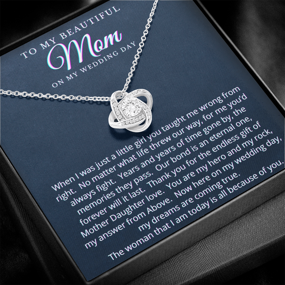 To My Beautiful Mom on My Wedding Day