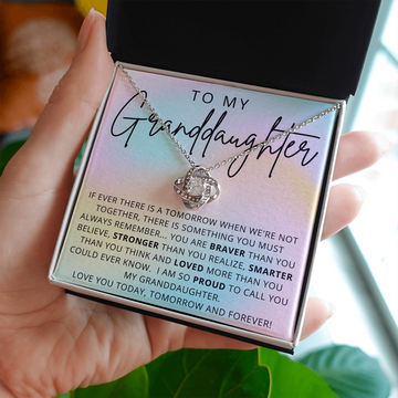 To My Granddaughter | Always Remember Necklace