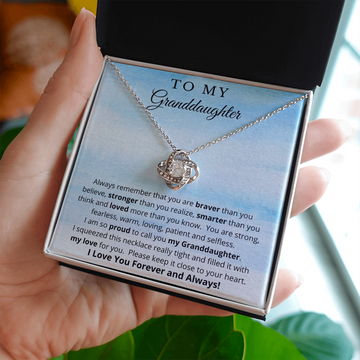 To My Granddaughter - Always Remember Necklace