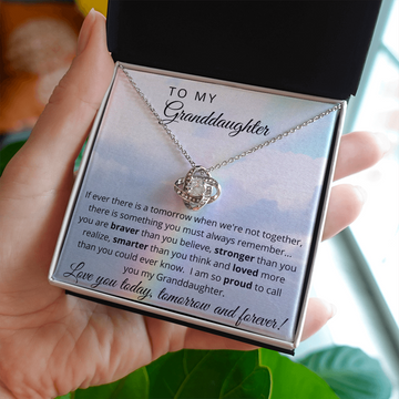 To My Granddaughter - Always Remember Necklace