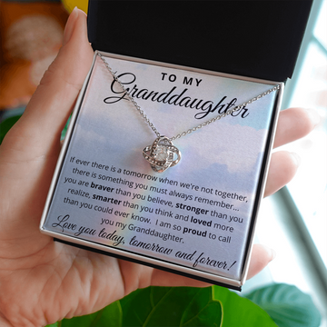 To My Granddaughter - Always Remember Necklace