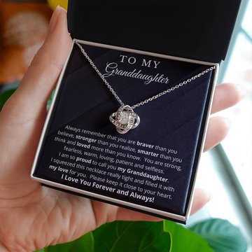 To My Granddaughter - Always Remember Necklace