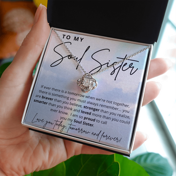 To My Soul Sister - Always Remember Necklace