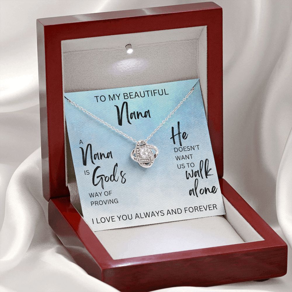 A Nana is God's Way | Love Knot Necklace