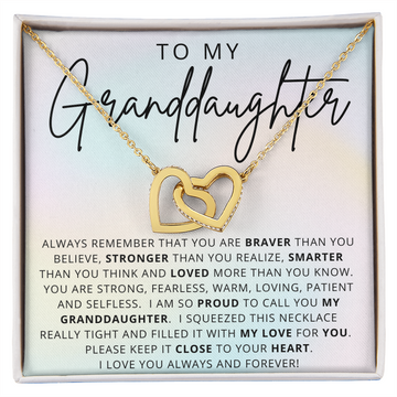 To My Granddaughter | Always Remember Necklace