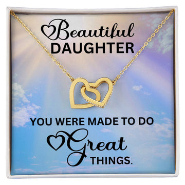 Gift for Daughter from Mom and Dad, Graduation Gift for Daughter To Our Daughter Necklace Love To Daughter Birthday College Graduation Gift