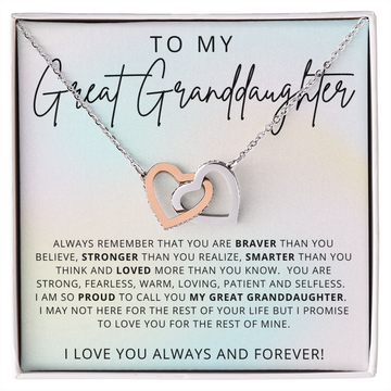 Great Granddaughter | Always Remember Necklace