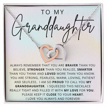 To My Granddaughter | Always Remember Necklace