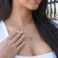 To My Loving Mom from Daughter | Everything I Am | Interlocking Hearts Necklace