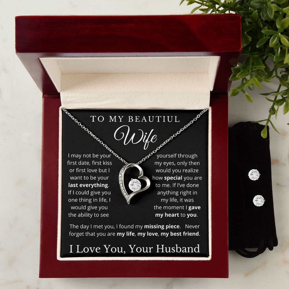 To My Beautiful Wife | My Heart to You | Forever Love Necklace