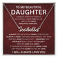 To My Beautiful Daughter | Most Beautiful Chaper | Name Necklace