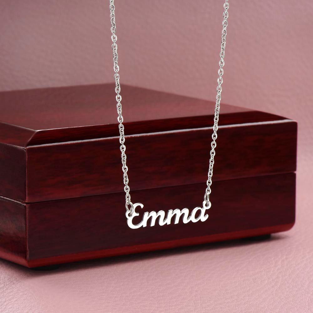 Personalized Jewelry, Personalized Signature Necklace, Custom Name Necklace, Signature Name Necklace, Dainty Name Jewelry, Gift For Her, Mother Day Gift, Christmas