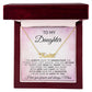 To My Daughter | God Gave Me A Daughter | Personalized Name Neklace