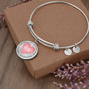 Philippians 4 13 Bangle Bracelet