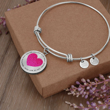 Beautiful Girl Bangle Bracelet