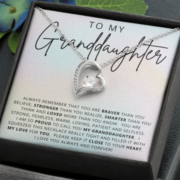 To My Granddaughter | Always Remember Necklace