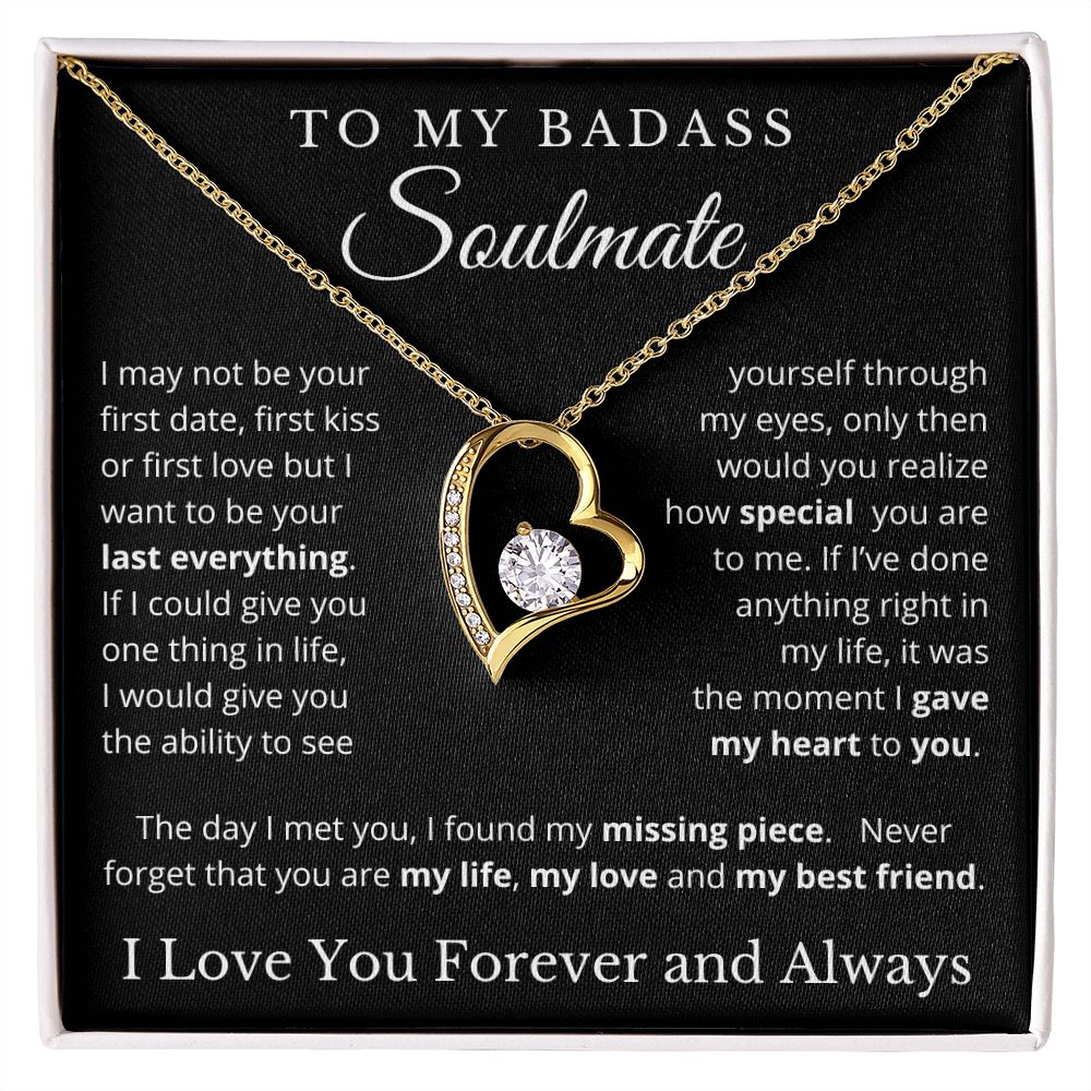 To My Badass Soulmate | Forever Love Necklace