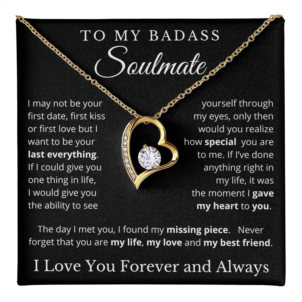 To My Badass Soulmate | Forever Love Necklace