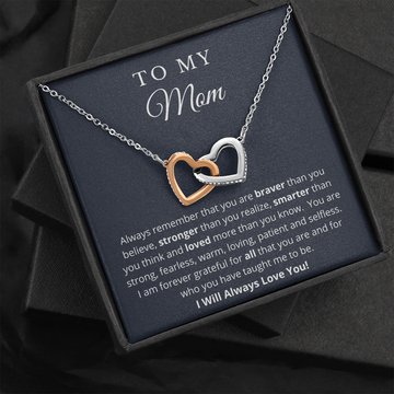 To My Mom - Interlocking Hearts