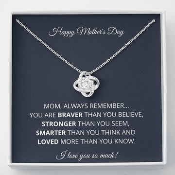 NEW Happy Mother's Day Love Knot Necklace