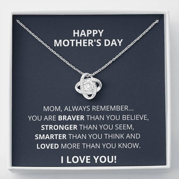 Happy Mother's Day Love Knot Necklace