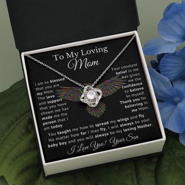 To My Loving Mom - Love Knot - Boy Version