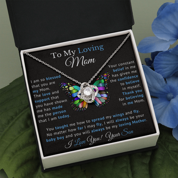 To my Loving Mom - Love Knot - Boy Version