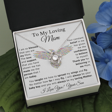 To My Loving Mom - Love Knot - Boy Version