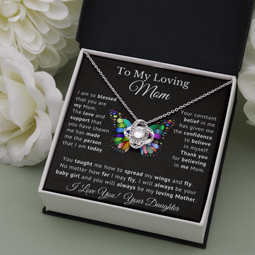 To My Loving Mom from Daughter - Butterfly