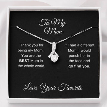 To My Mom Necklace from Your Favorite