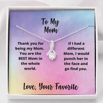 Gift for Mom - Necklace, Card and Gift Box