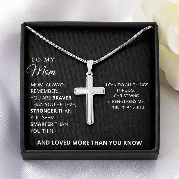 Cross Necklace for Mom