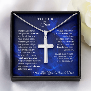To Our Son - Amazon - Mystic Blue Message Card