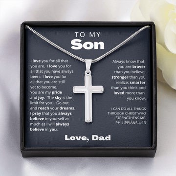 To My Son Love Dad - Amazon - Believe