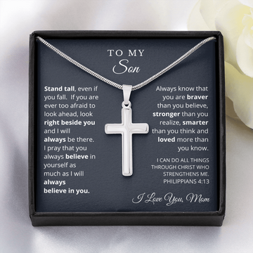 To My Son Love Mom - Stand Tall - Amazon