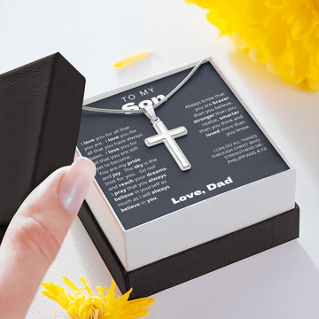 To My Son Love Dad - Amazon - Believe