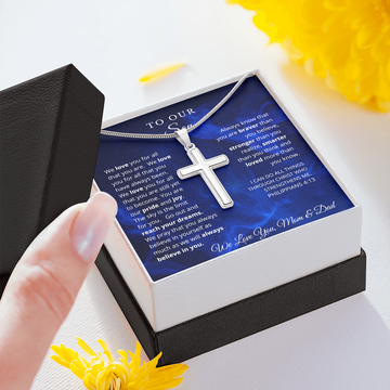 To Our Son - Amazon - Mystic Blue Message Card