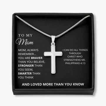 Cross Necklace for Mom